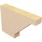 Ekena Millwork 2in. W x 8in. H x 12in. L Burlington Woodgrain TimberThane Rafter Tail, Primed Tan RFTUR02X08X12BURRCPR - alternate 5
